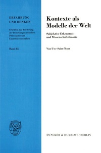 Abbildung von: Kontexte als Modelle der Welt. - fibre