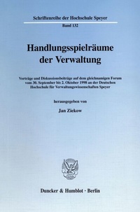 Abbildung von: Handlungsspielräume der Verwaltung. - fibre