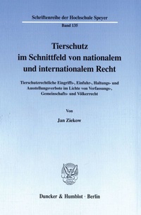 Abbildung von: Tierschutz im Schnittfeld von nationalem und internationalem Recht. - fibre