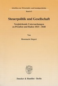 Abbildung von: Steuerpolitik und Gesellschaft. - Duncker & Humblot