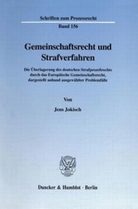 Abbildung von: Gemeinschaftsrecht und Strafverfahren. - fibre