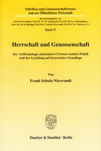 Abbildung von: Herrschaft und Genossenschaft. - fibre