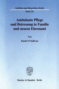 Abbildung von: Ambulante Pflege und Betreuung in Familie und neuem Ehrenamt. - fibre