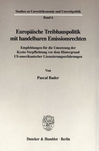 Abbildung von: Europäische Treibhauspolitik mit handelbaren Emissionsrechten. - fibre