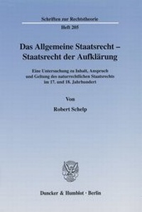 Abbildung von: Das Allgemeine Staatsrecht - Staatsrecht der Aufklärung. - fibre
