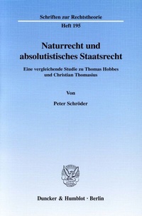 Abbildung von: Naturrecht und absolutistisches Staatsrecht. - fibre