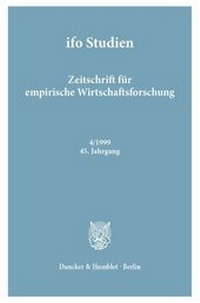 Abbildung von: ifo Studien. - fibre