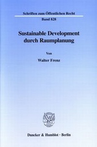 Abbildung von: Sustainable Development durch Raumplanung. - fibre
