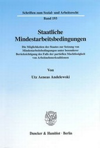 Abbildung von: Staatliche Mindestarbeitsbedingungen. - fibre