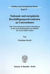 Abbildung von: Nationale und europäische Beschäftigungssubventionen an Unternehmen. - fibre