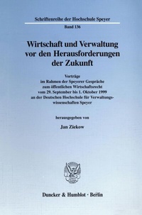 Abbildung von: Wirtschaft und Verwaltung vor den Herausforderungen der Zukunft. - fibre