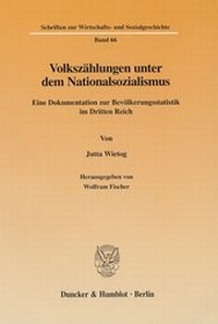 Abbildung von: Volkszählungen unter dem Nationalsozialismus. - fibre
