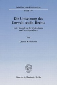 Abbildung von: Die Umsetzung des Umwelt-Audit-Rechts. - fibre