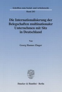 Abbildung von: Die Internationalisierung der Belegschaften multinationaler Unternehmen mit Sitz in Deutschland. - fibre