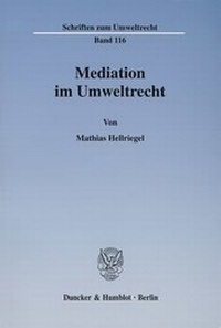 Abbildung von: Mediation im Umweltrecht. - fibre
