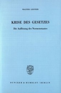 Abbildung von: Krise des Gesetzes. - fibre