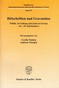 Abbildung von: Bittschriften und Gravamina. - Duncker & Humblot