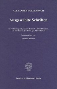 Abbildung von: Ausgewählte Schriften. - Duncker & Humblot