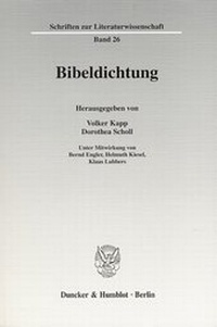 Abbildung von: Bibeldichtung. - Duncker & Humblot