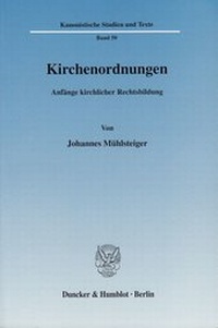 Abbildung von: Kirchenordnungen. - fibre