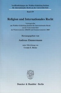 Abbildung von: Religion und Internationales Recht. - fibre