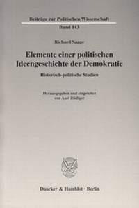 Abbildung von: Elemente einer politischen Ideengeschichte der Demokratie. - fibre