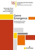 Cover: Genre Emergence - Peter Lang Verlag