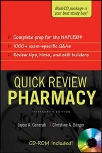 Enlarge image Cover: Quick Review: Pharmacy, Thirteenth Edition - McGraw-Hill Medical