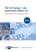 Cover: F&uuml;r ein Europa - das gemeinsam st&auml;rker ist - DiHK Verlag