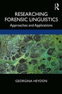 Cover: Researching Forensic Linguistics - Routledge