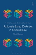 Cover: Rationale-Based Defences in Criminal Law - Hart Publishing