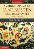 Cover: A Chronology of Jane Austen and her Family - Cambridge University Press