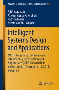 Enlarge image Cover: Intelligent Systems Design and Applications - Springer