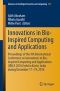 Cover: Innovations in Bio-Inspired Computing and Applications - Springer