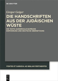 Bild: Die Handschriften aus der Judäischen Wüste - De Gruyter