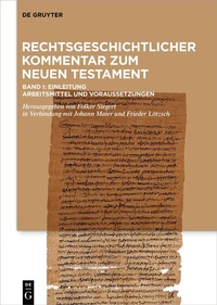 Abbildung von: Einleitung. Arbeitsmittel und Voraussetzungen - De Gruyter