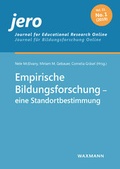 Cover: Empirische Bildungsforschung - eine Standortbestimmung - Waxmann