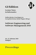 Cover: GI Edition Proceedings Band 292 Software Engineering und Software Management 2019 - K&ouml;llen