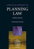 Cover: A Practical Approach to Planning Law - Oxford University Press