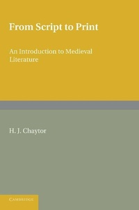Enlarge image Cover: From Script to Print - Cambridge University Press
