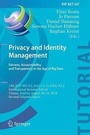 Cover: Privacy and Identity Management. Fairness, Accountability, and Transparency in the Age of Big Data - Springer