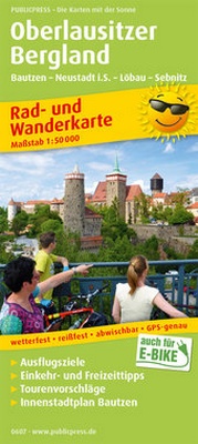 Abbildung von: Oberlausitzer Bergland, Bautzen - Neustadt i.S. - Löbau - Sebnitz - Freytag-Berndt und ARTARIA