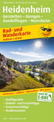 Abbildung von: Heidenheim, Gerstetten - Giengen - Gundelfingen - Neresheim - Freytag-Berndt und ARTARIA