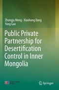 Cover: Public Private Partnership for Desertification Control in Inner Mongolia - Springer