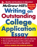 Cover: McGraw-Hill's Writing an Outstanding College Application Essay - Schaum Outline Series