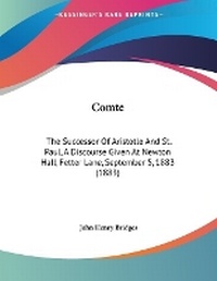 Enlarge image Cover: Comte - Kessinger Publishing