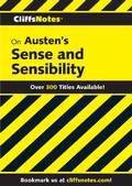 Cover: CliffsNotes on Austen's Sense and Sensibility - Cliffs Notes