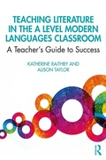 Cover: Teaching Literature in the A Level Modern Languages Classroom - Routledge