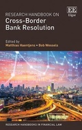 Cover: Research Handbook on Cross-Border Bank Resolution - Edward Elgar Publishing