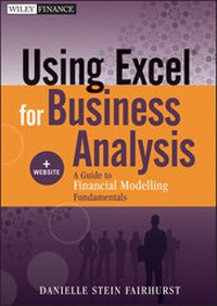 Abbildung von: Using Excel for Business Analysis - Wiley